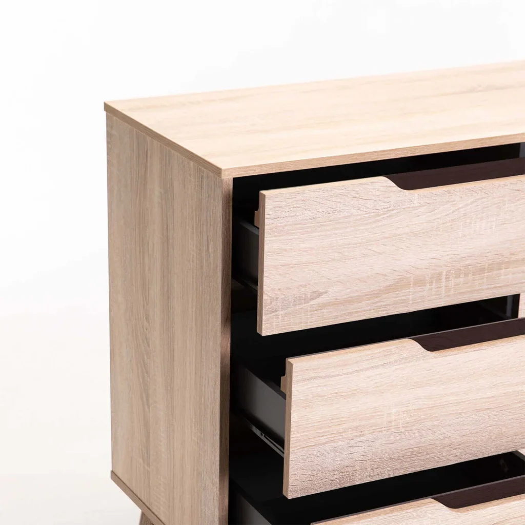 FIN DELUXE 6 DRAWER DRESSER - Image 4