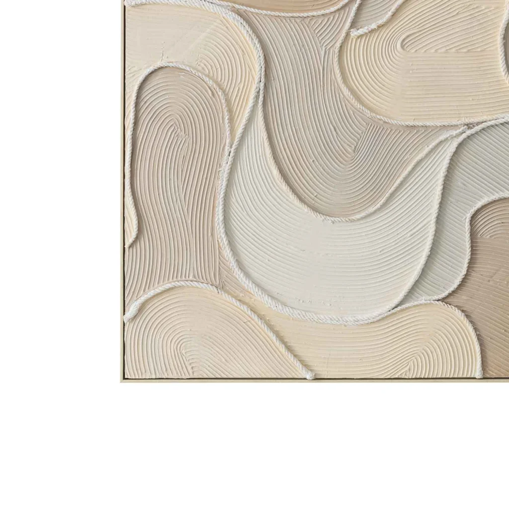 FRAMED ART 13 CORDED 100x100cm LT WOOD GRAIN FRAME - Image 2