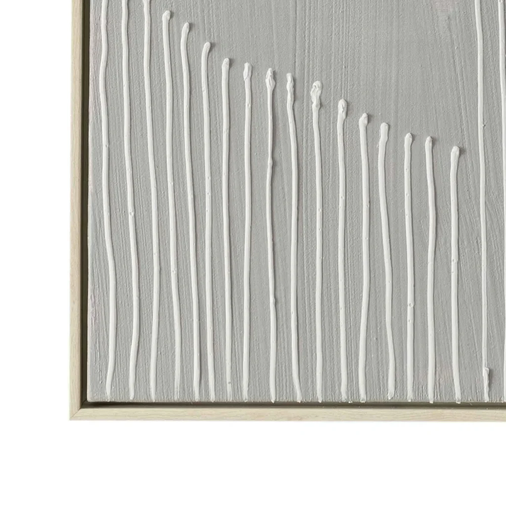 FRAMED ART 6 EARTHY 120x80cm LIGHT WOOD GRAIN FRAME - Image 3