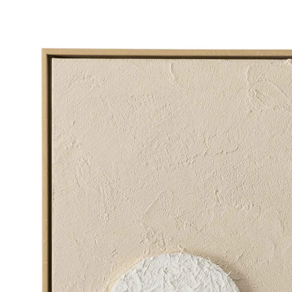 FRAMED ART 9 LUNA 120x80cm WOOD GRAIN FRAME - Image 2