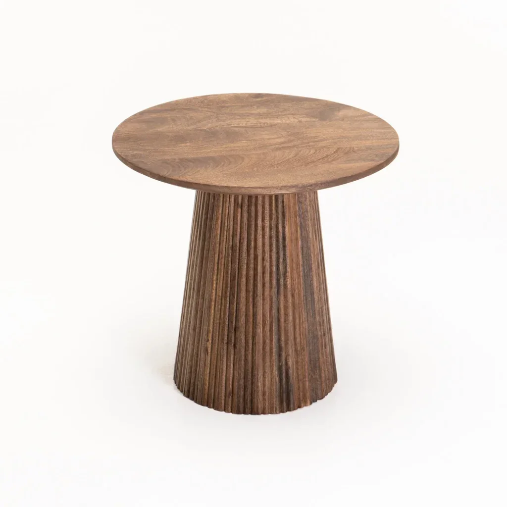 GOA SIDE TABLE & COFFEE TABLE COMBO - Light Brown - Image 3