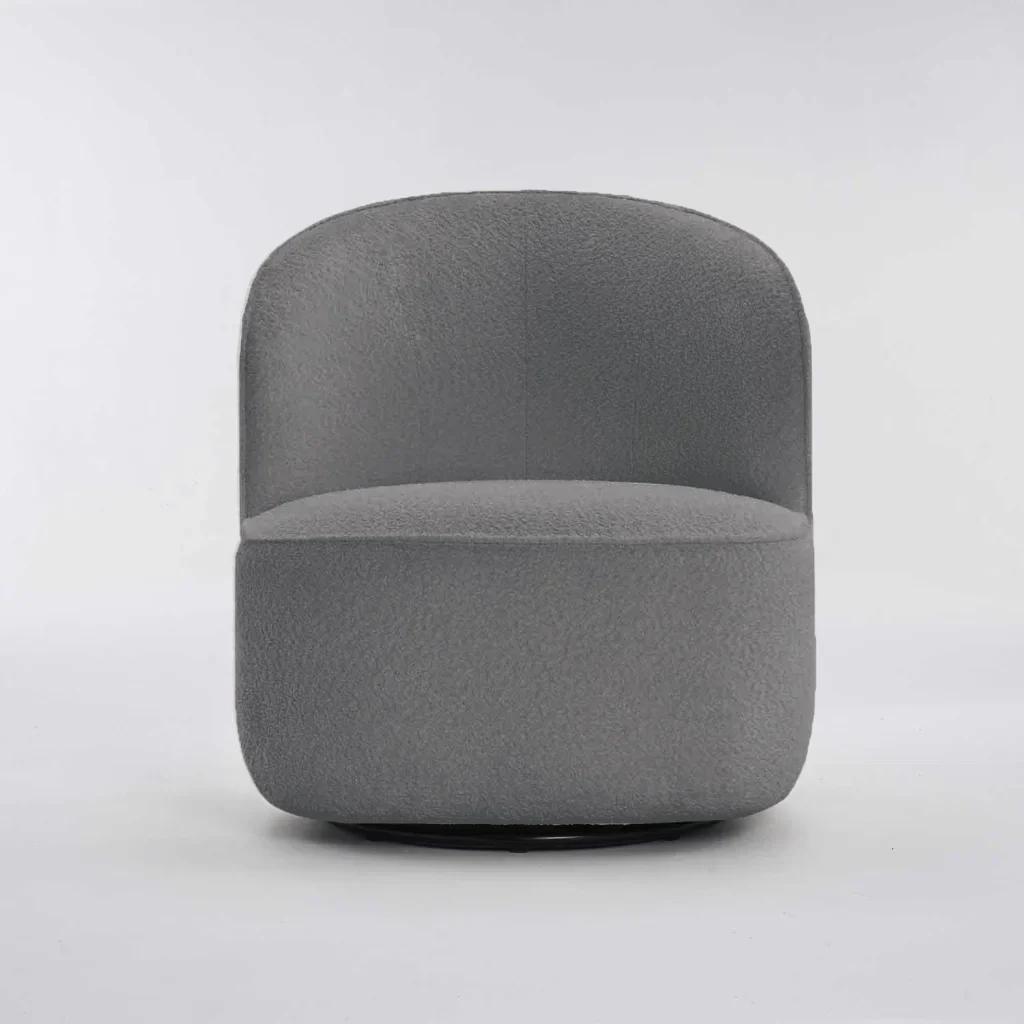GRACE FABRIC SWIVEL CHAIR - Image 3
