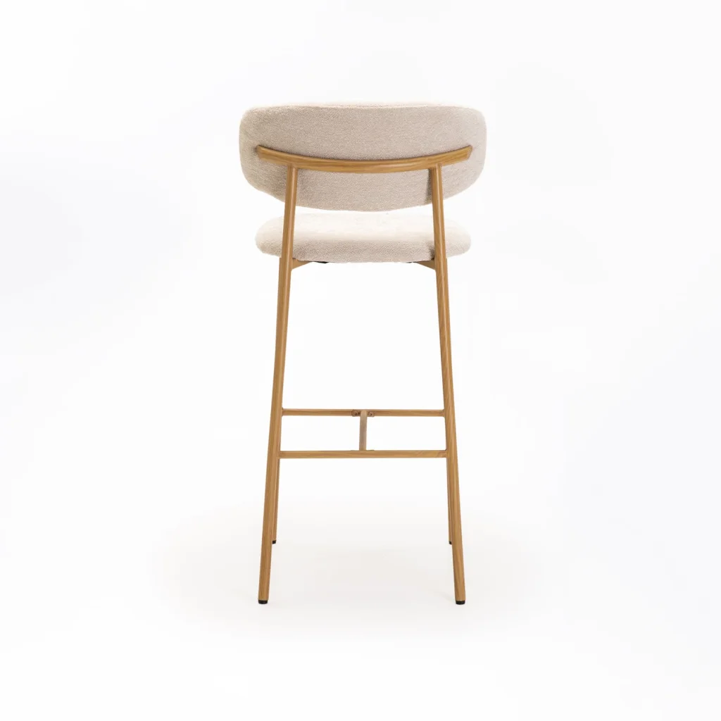 JOSIE FABRIC BARSTOOL-NATURAL LEG - Image 4