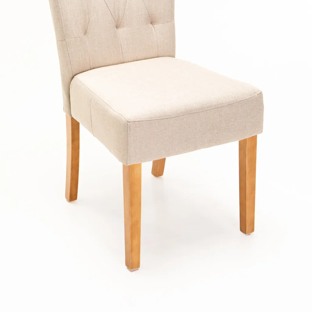 CHESTERFIELD FABRIC DINING CHAIR - Image 15