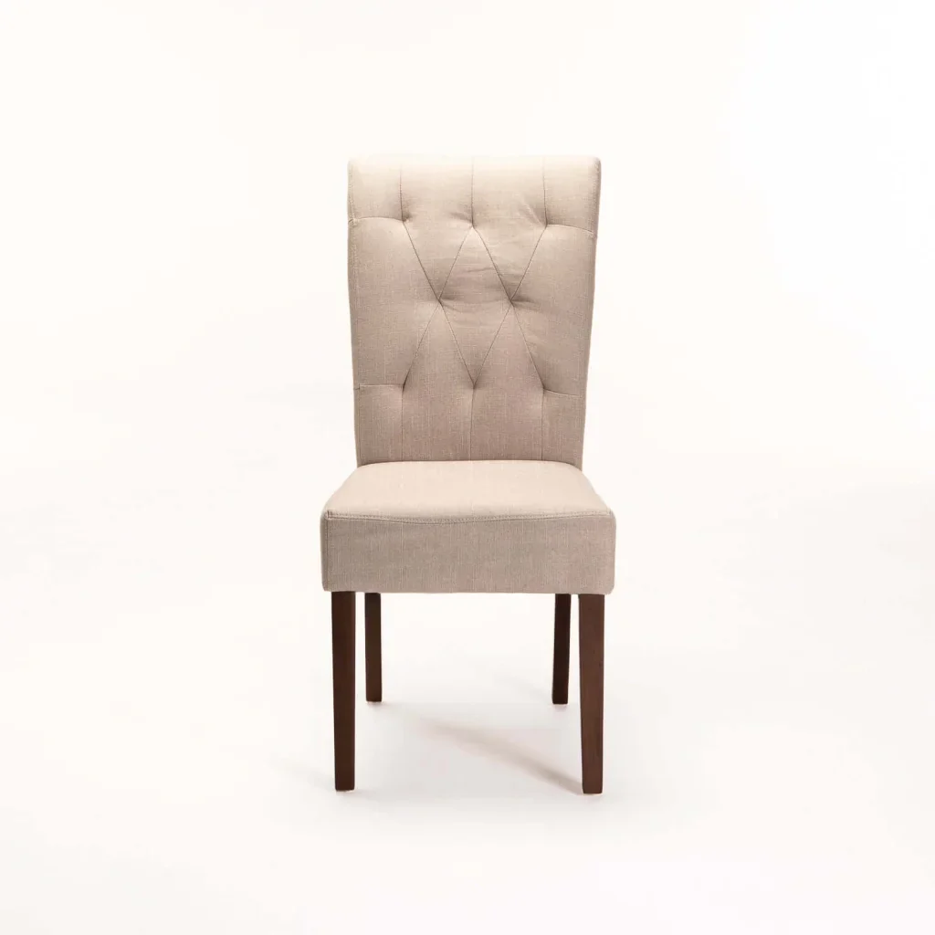 CHESTERFIELD FABRIC DINING CHAIR - Image 7
