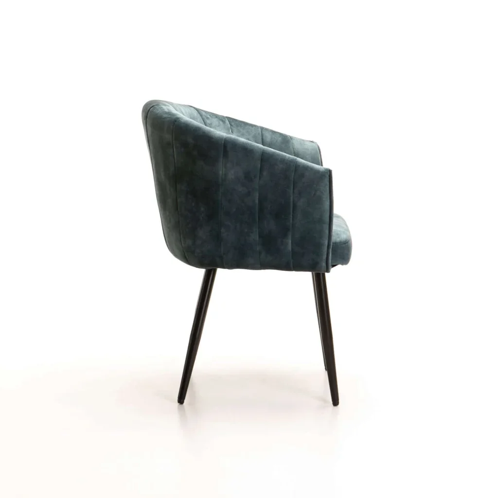 DANTE DELUXE VELVET DINING CHAIR - Image 4