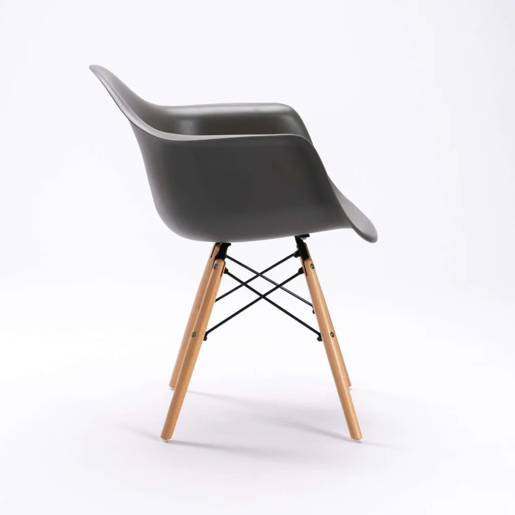 EMMY WOODEN LEG ARMCHAIR - Image 3