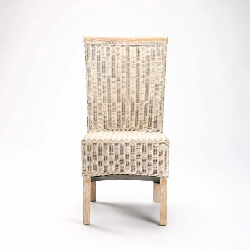 JADE WHITEWASH DINING CHAIR - Image 2