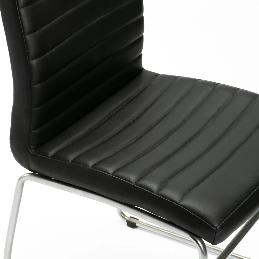 MIA LEATHER TOUCH CHROME DINING CHAIR - Image 5