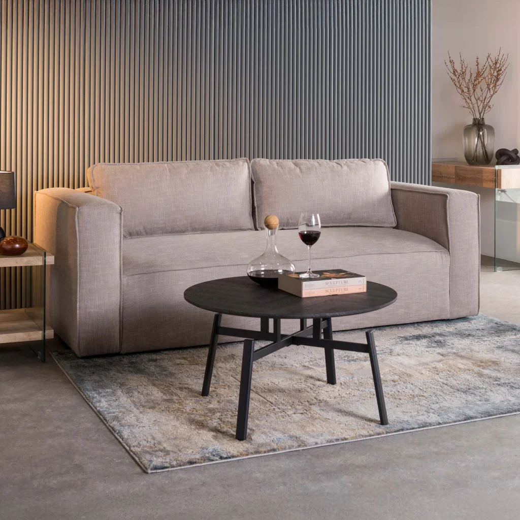KYLO FABRIC 3 SEATER COUCH - Image 2