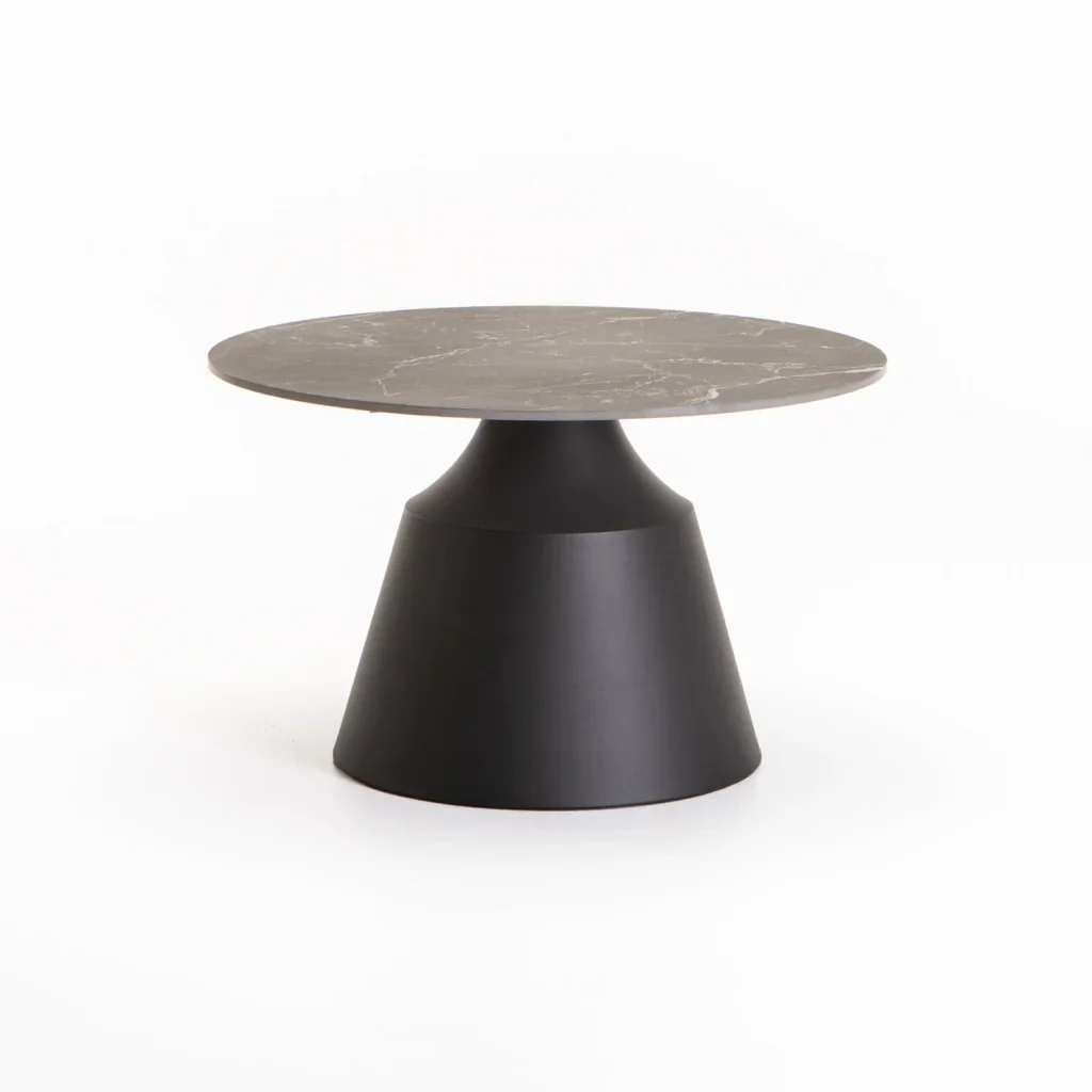 LEA SET OF 2 70/50cm STONE TOP COFFEE TABLE - Image 3