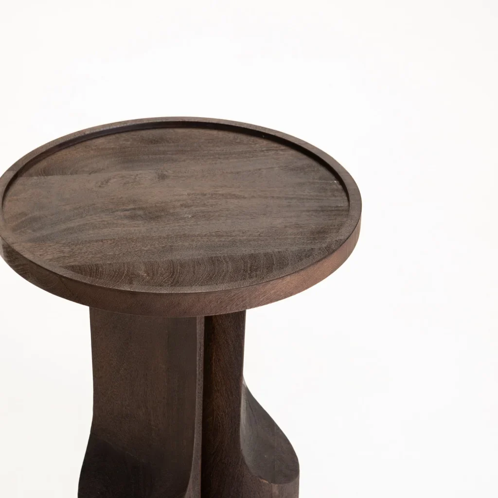 LEELA SOLID WOOD SIDE TABLE - Image 2