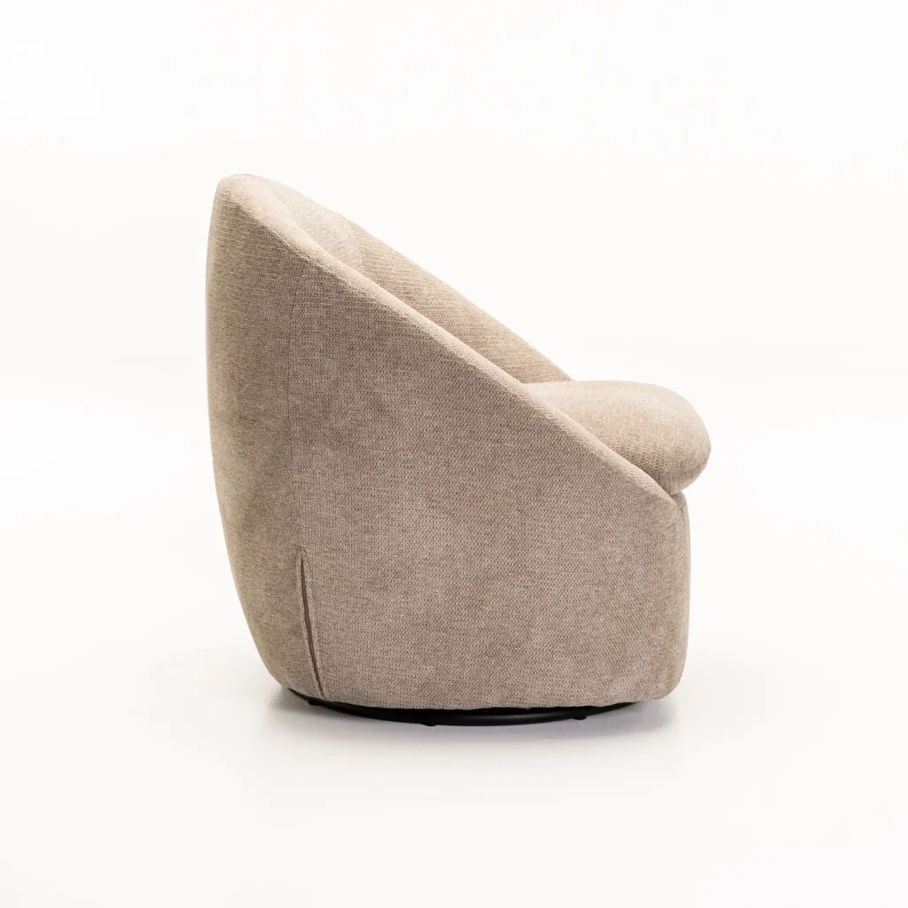 LEILA FABRIC SWIVEL CHAIR - Image 8