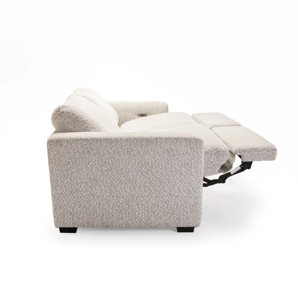 LEO FABRIC ELECTRIC POWER 3 SEATER RECLINER - Image 7