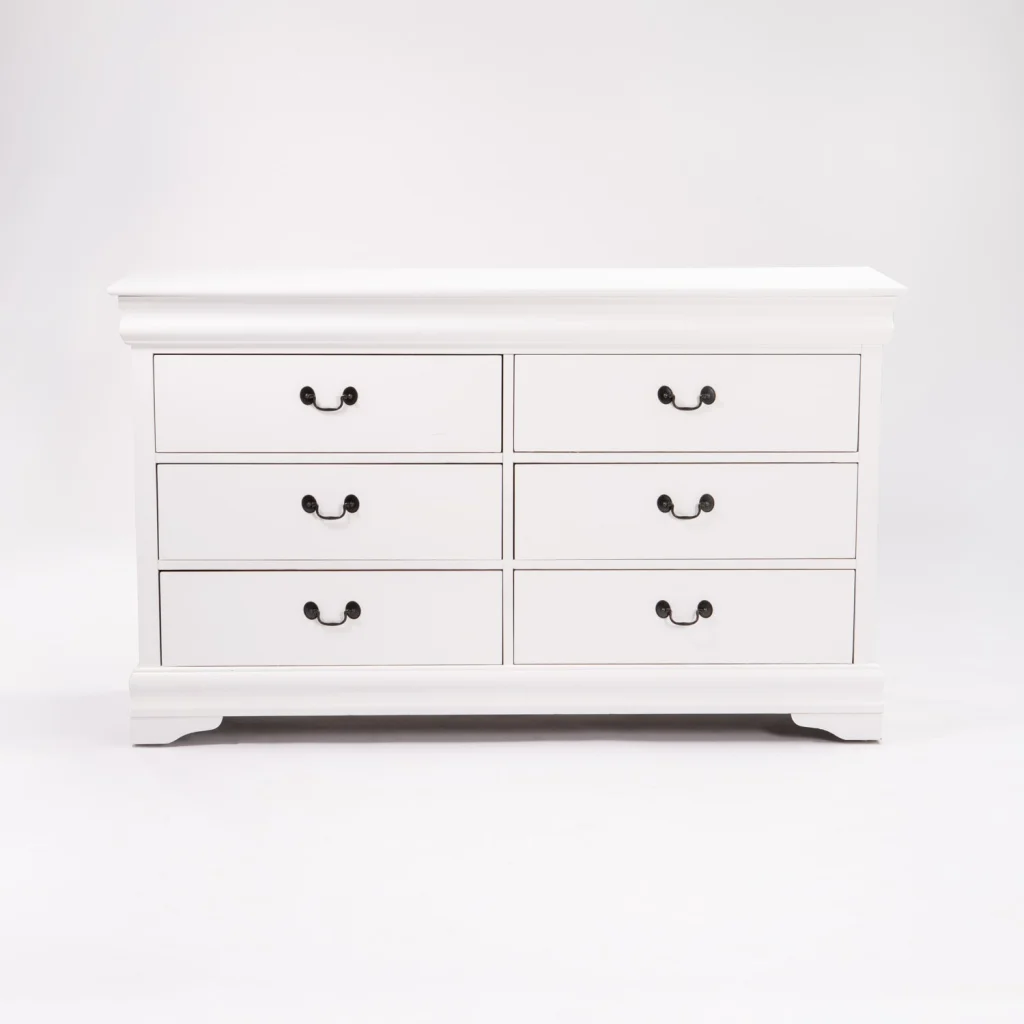 LOUISE 6 DRAWER DRESSER - Image 9