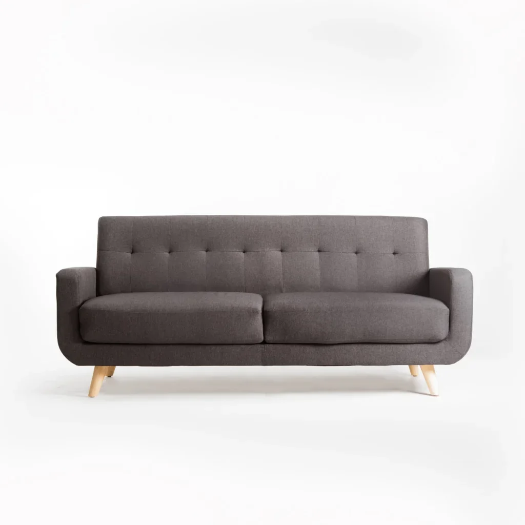 LUNA FABRIC 3 SEATER COUCH - Image 2