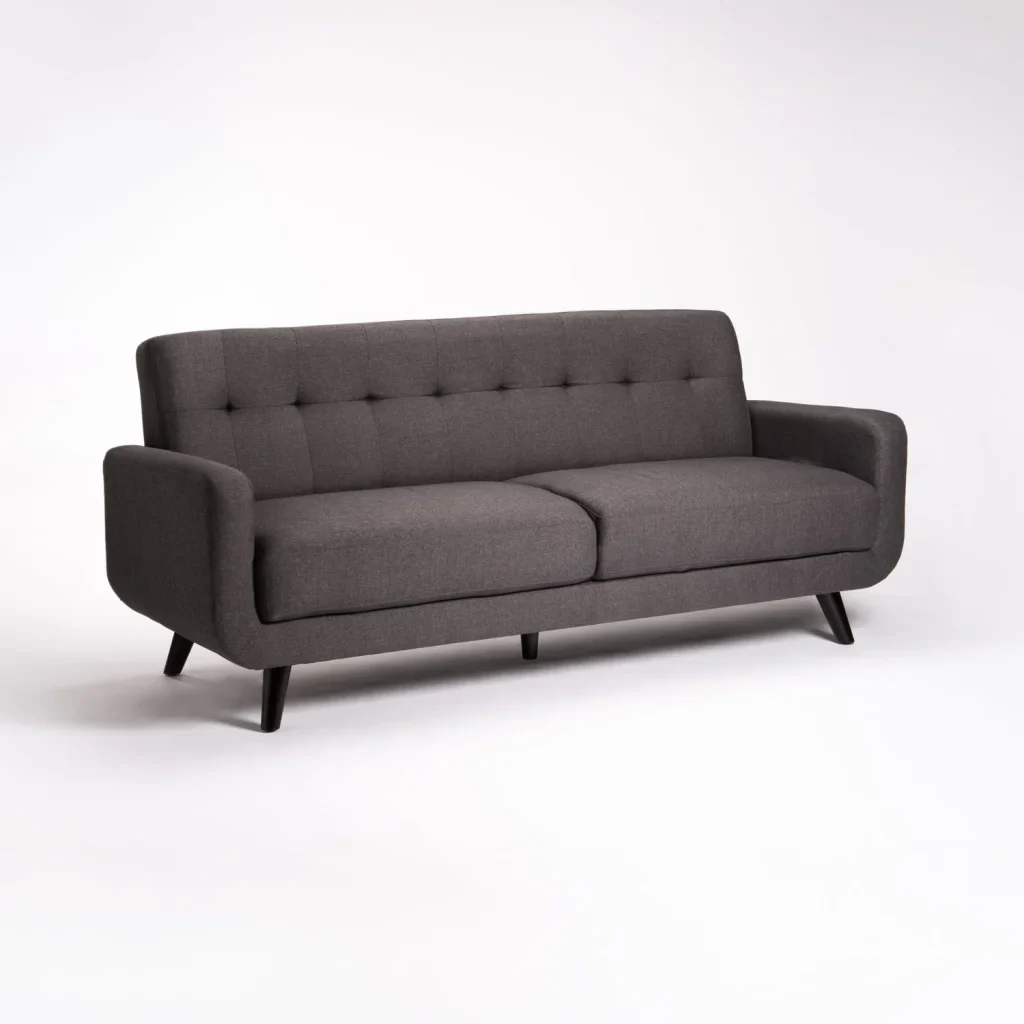 LUNA FABRIC 3 SEATER COUCH - Image 5