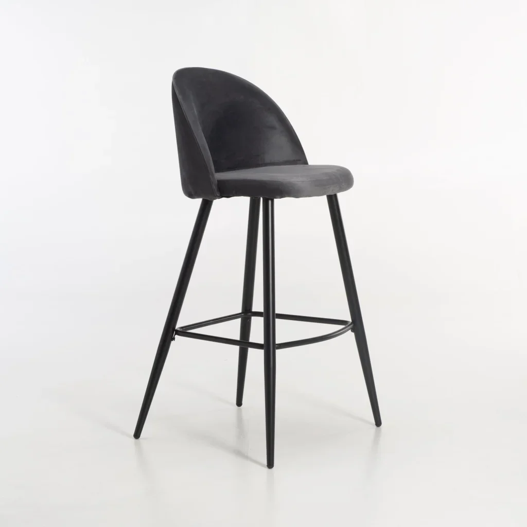 MADDIE VELVET KITCHEN STOOL - Image 16