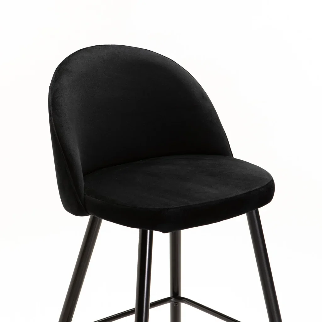 MADDIE VELVET KITCHEN STOOL - Image 5