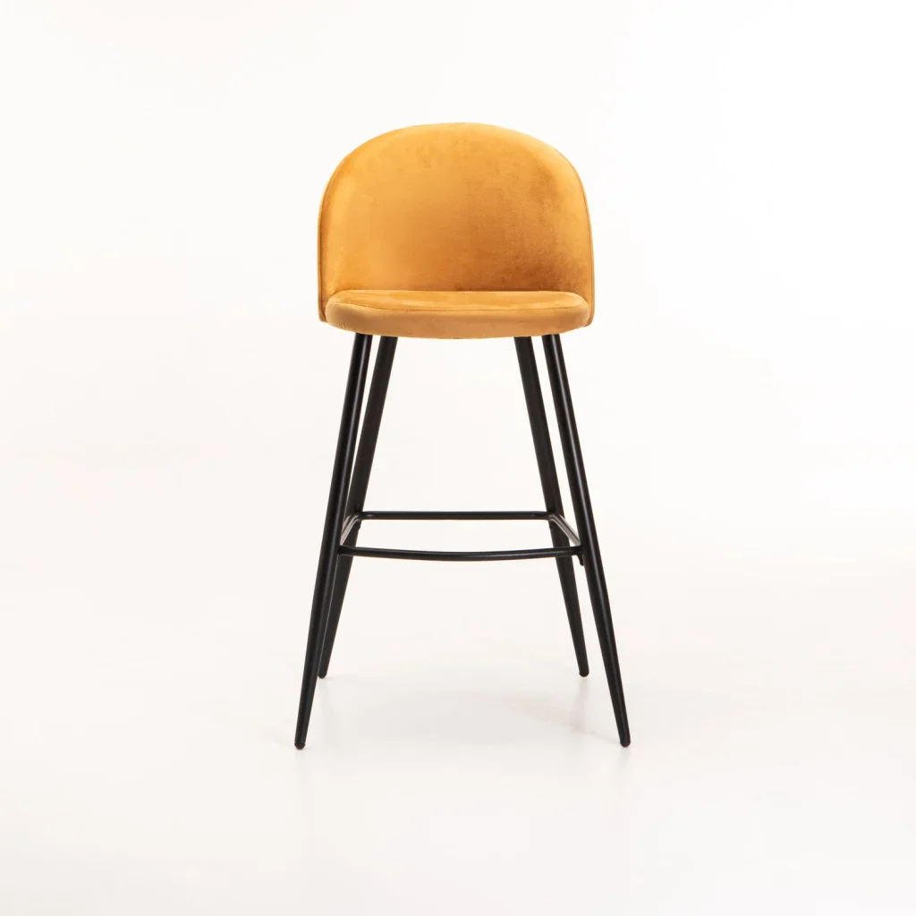 MADDIE VELVET KITCHEN STOOL - Image 7