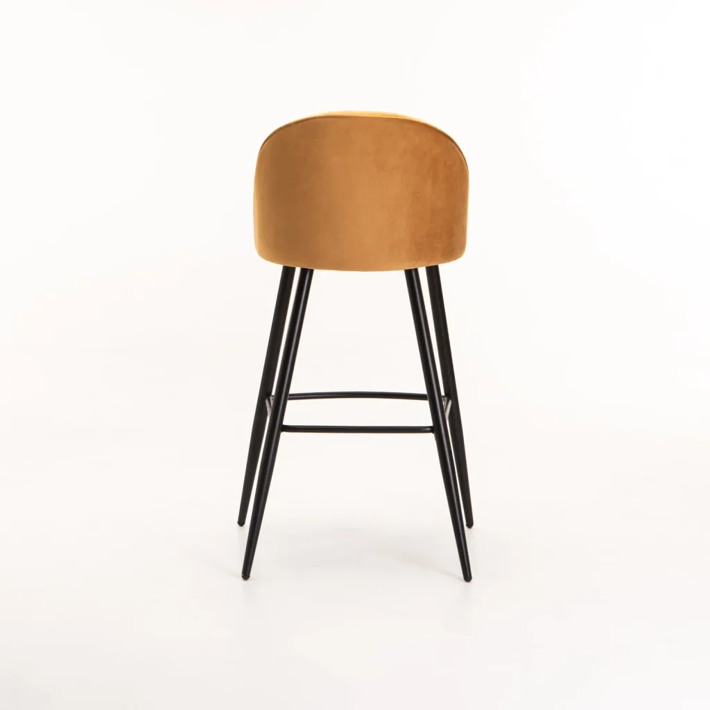 MADDIE VELVET KITCHEN STOOL - Image 9