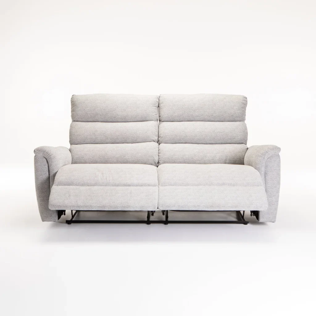 MARCO FABRIC ELECTRIC POWER 3 SEATER RECLINER-GREY - Image 5