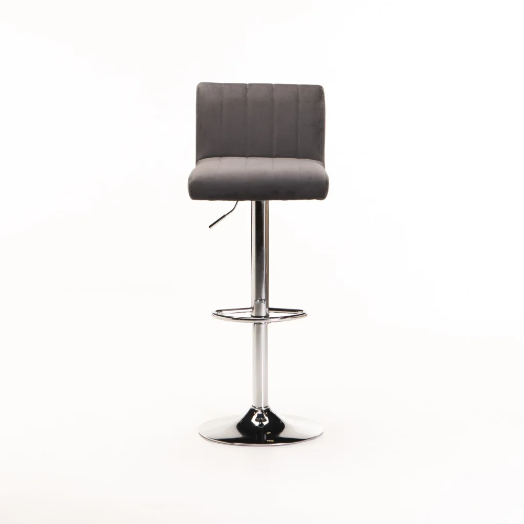 MIA VELVET BAR/KITCHEN STOOL - Image 2
