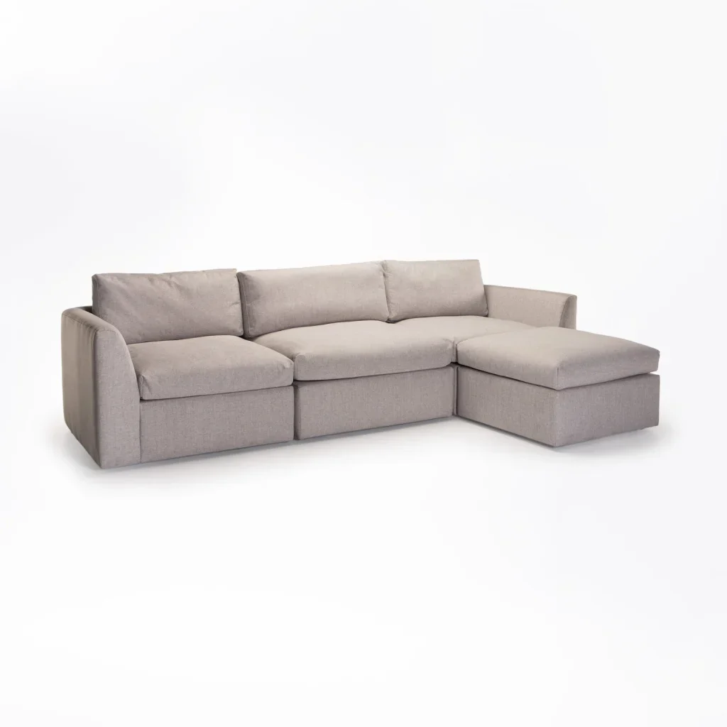 MICO MODULAR OTTOMAN - LIGHT GREY - Image 2