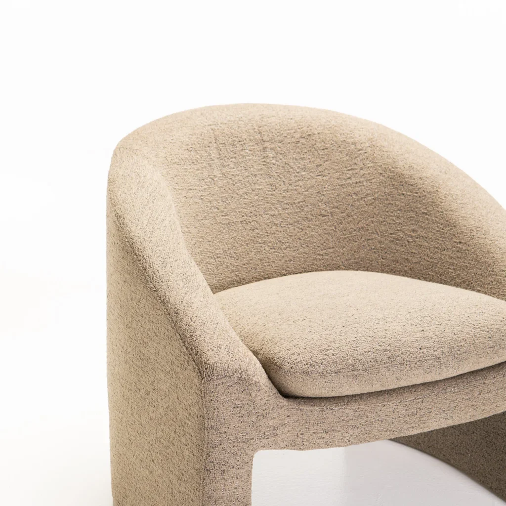 MILA SPECKLED FABRIC CHAIR - Image 12