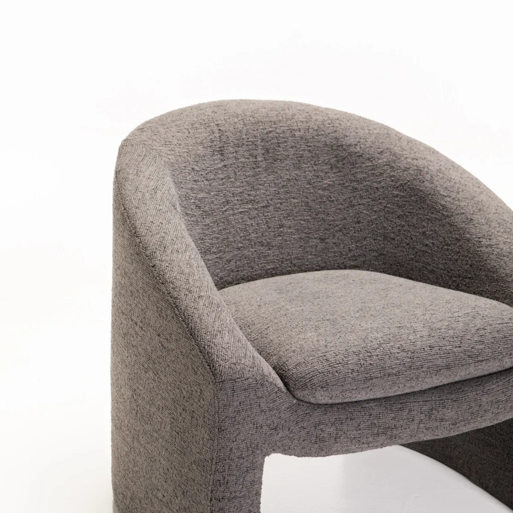 MILA SPECKLED FABRIC CHAIR - Image 6