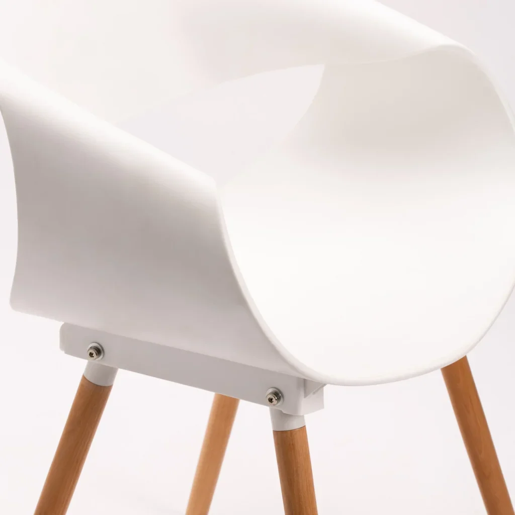 MIRA WOODEN LEG ARMCHAIR - Image 5