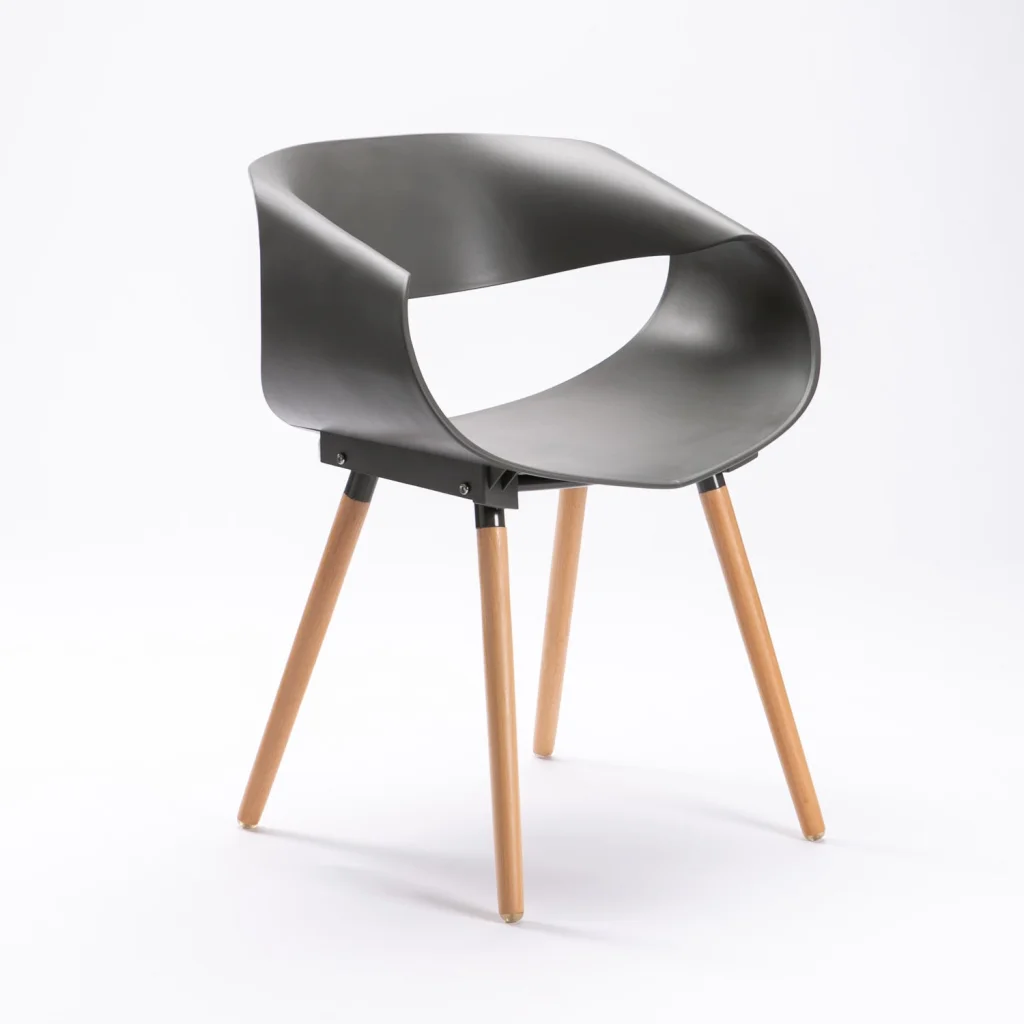 MIRA WOODEN LEG ARMCHAIR - Image 6