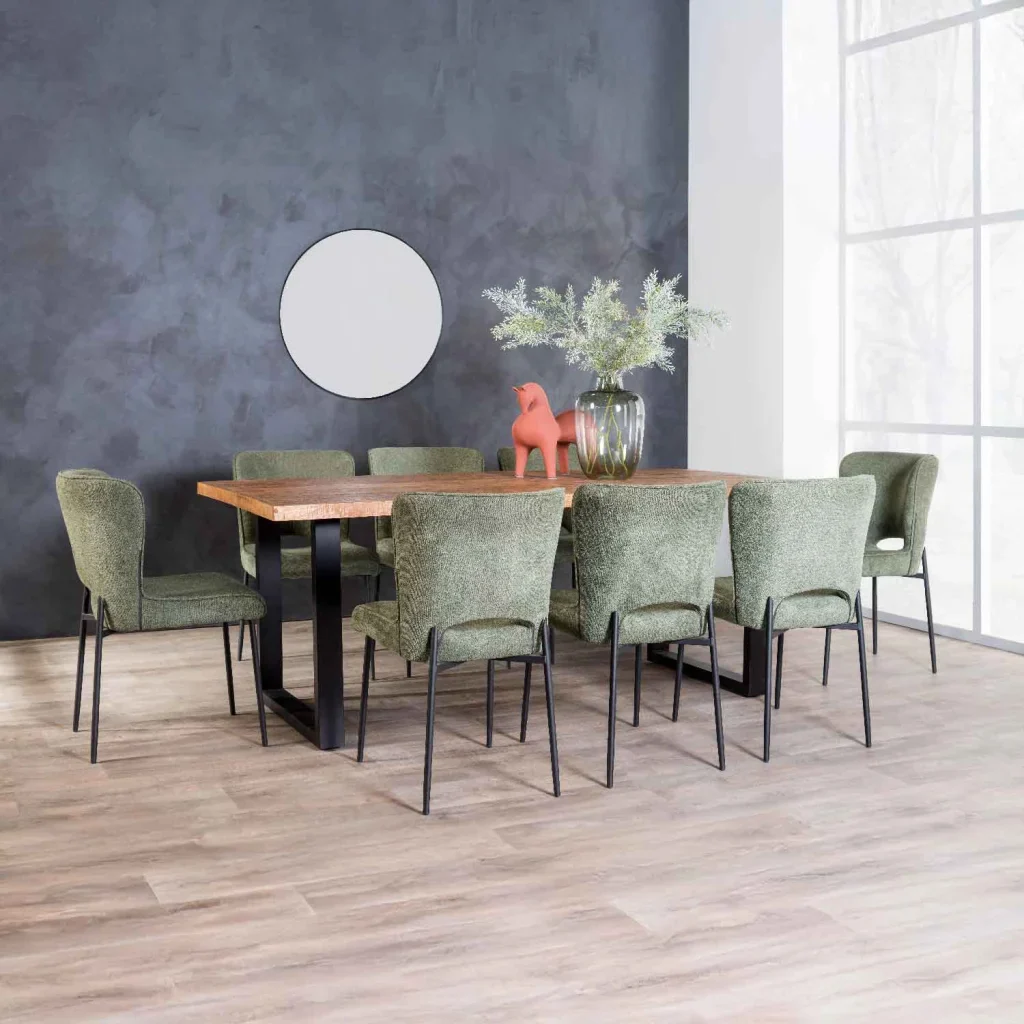 MODENA FABRIC DINING CHAIR - Image 12