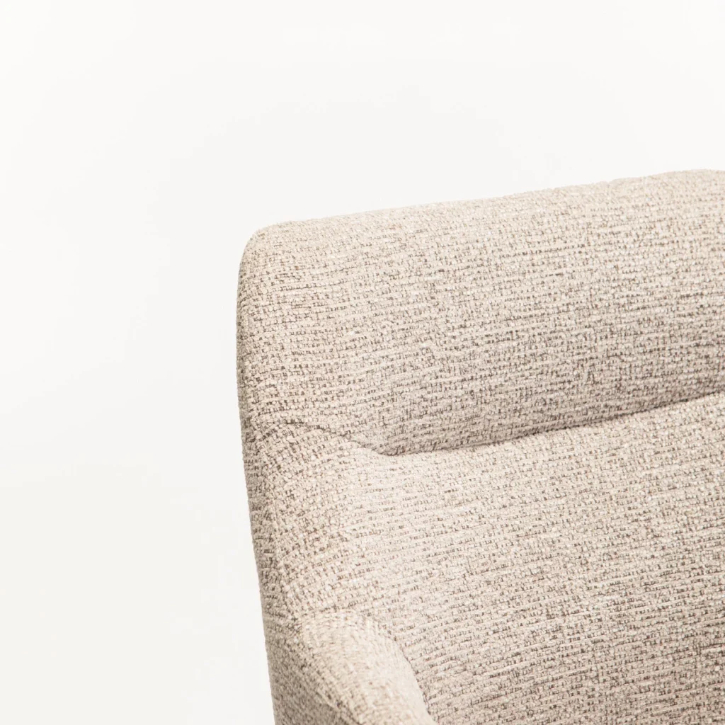 NELLA WOODEN DINING CHAIR - SPECKLED STONE - Image 5