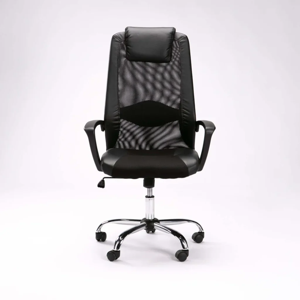 EXEC HIBACK OFFICE CHAIR W-156 CHROME BASE - Image 2