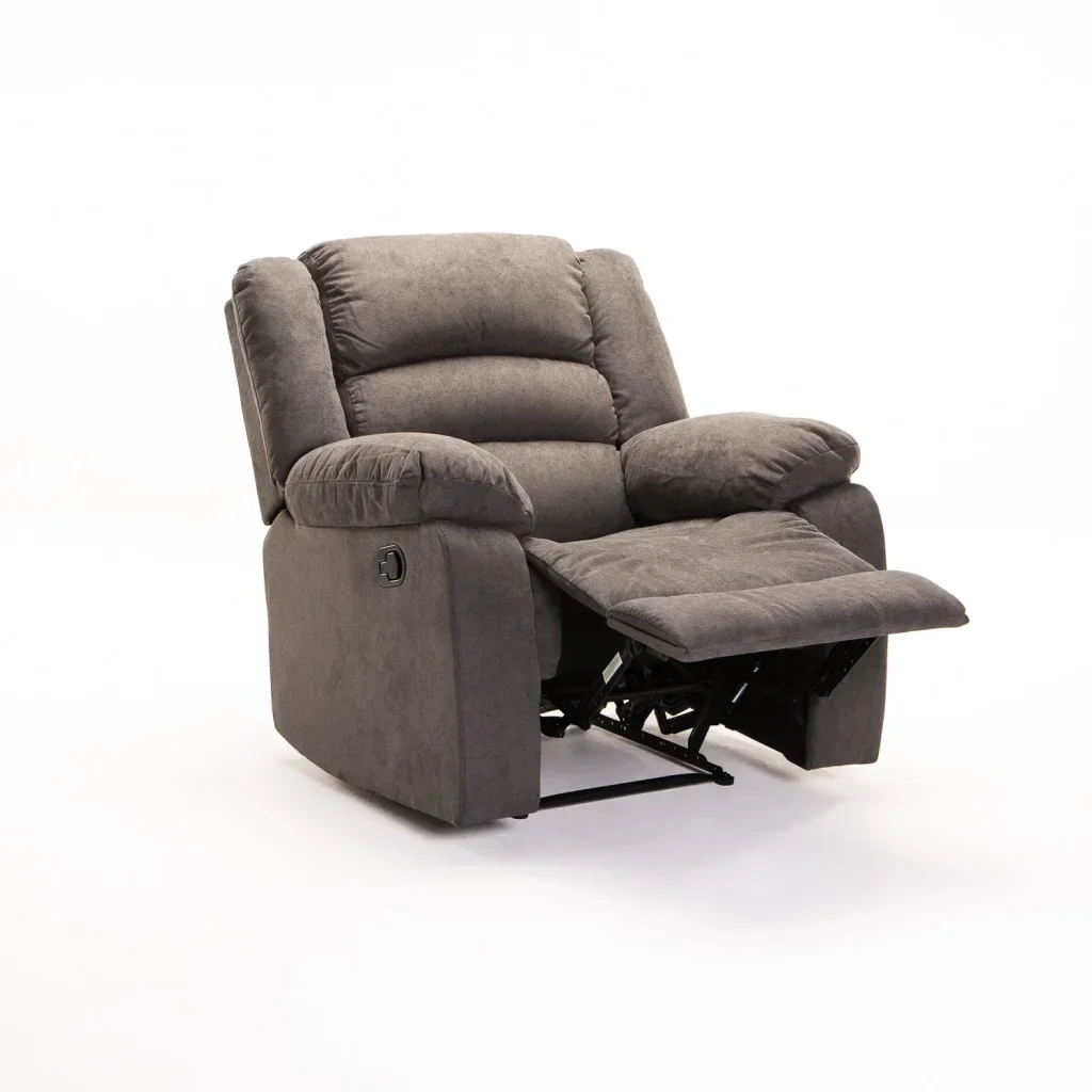 OLI FABRIC ARMCHAIR RECLINER - DARK GREY - Image 2