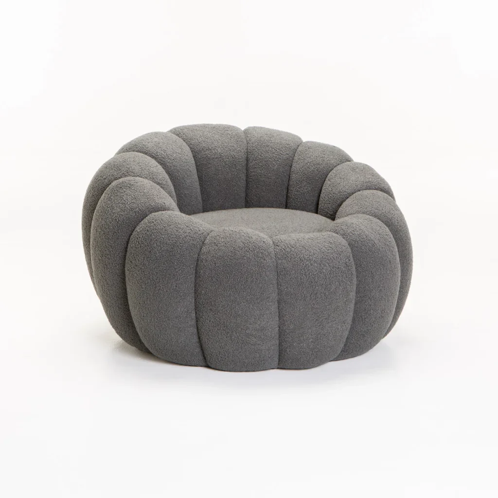 PEARL FLEECE FABRIC CHAIR - Image 7