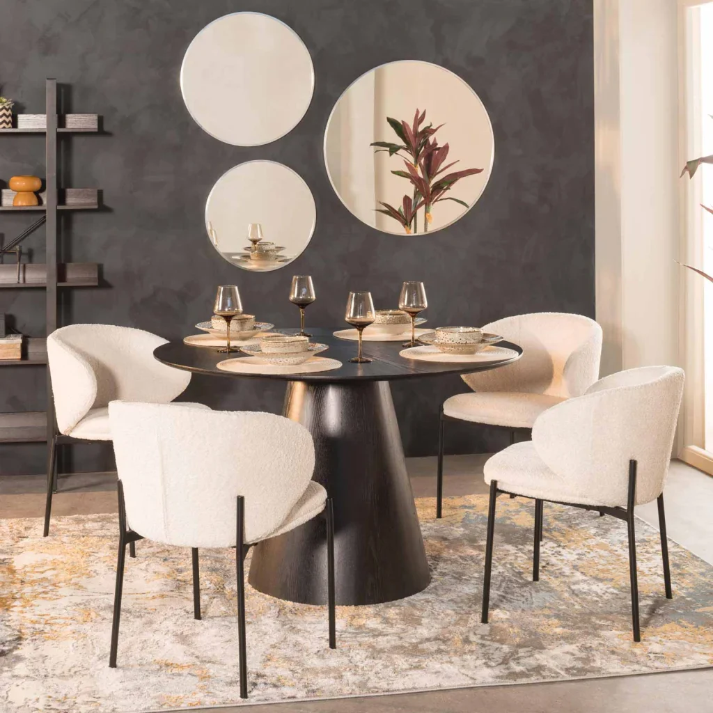 PHOEBE FABRIC DINING CHAIR - Image 2