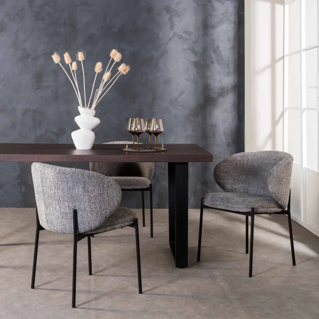 PHOEBE FABRIC DINING CHAIR - Image 8