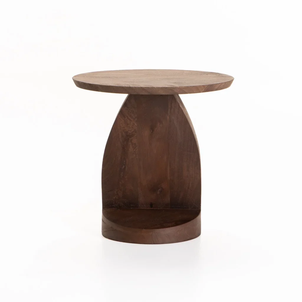 PRIYA SOLID WOOD SIDE TABLE - Image 2