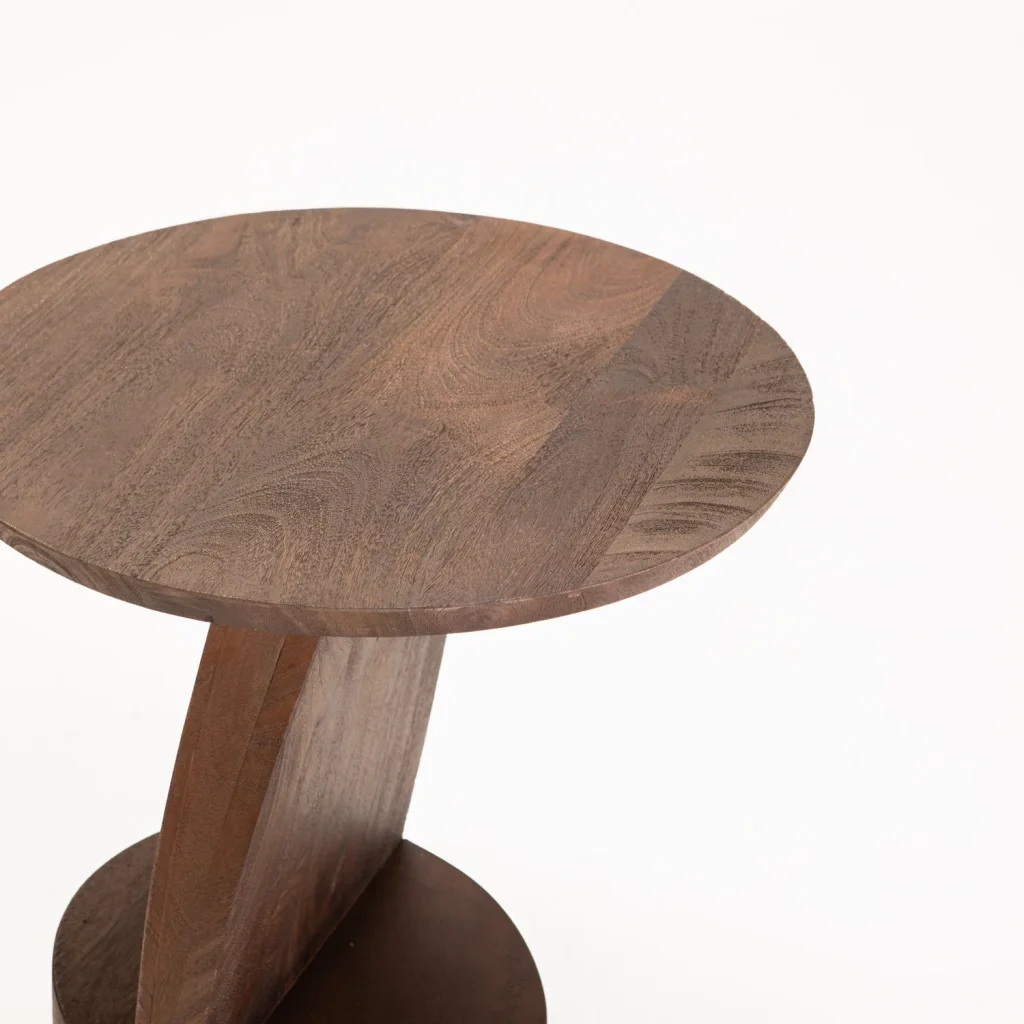 PRIYA SOLID WOOD SIDE TABLE - Image 3