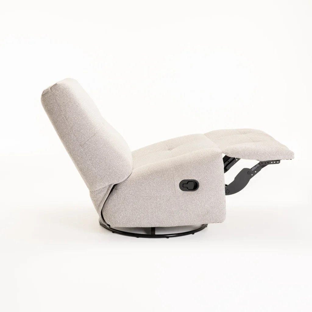RENZO FABRIC ARMLESS SWIVEL RECLINER - Image 12