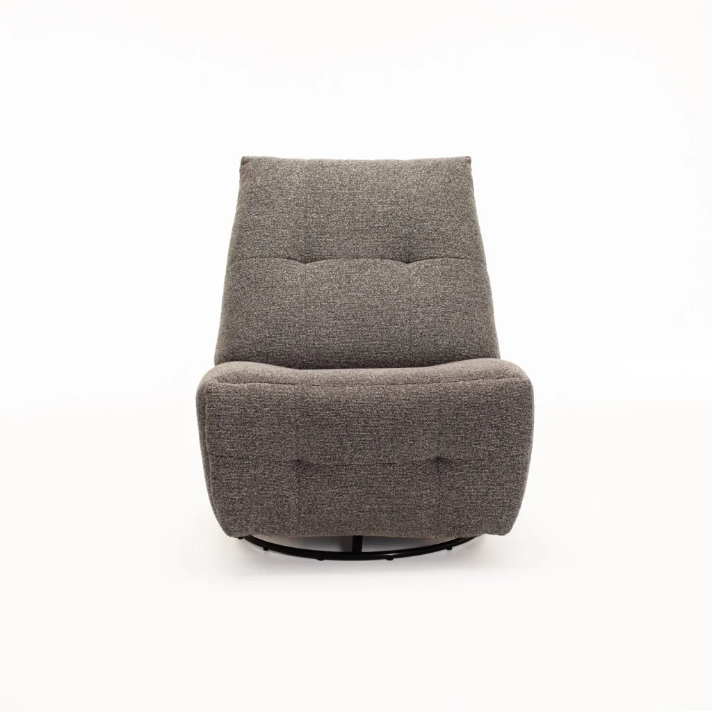 RENZO FABRIC ARMLESS SWIVEL RECLINER - Image 3
