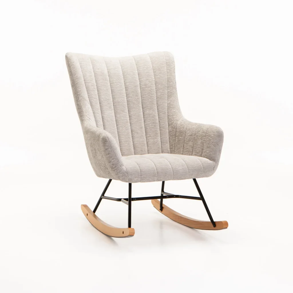 ROSIE VELVET ROCKING CHAIR - Image 7