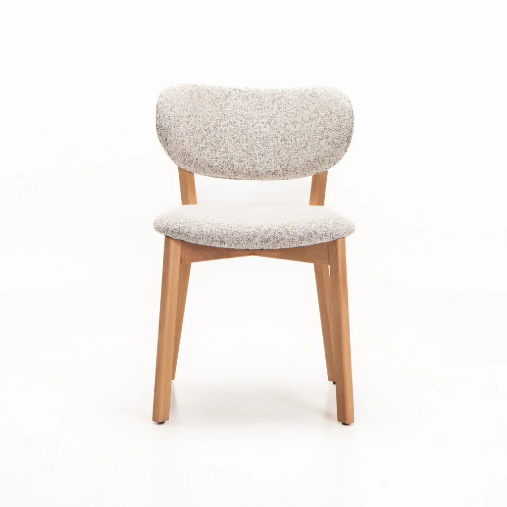 SOFIA WOODEN DINING CHAIR-NATURAL LEG - Image 2