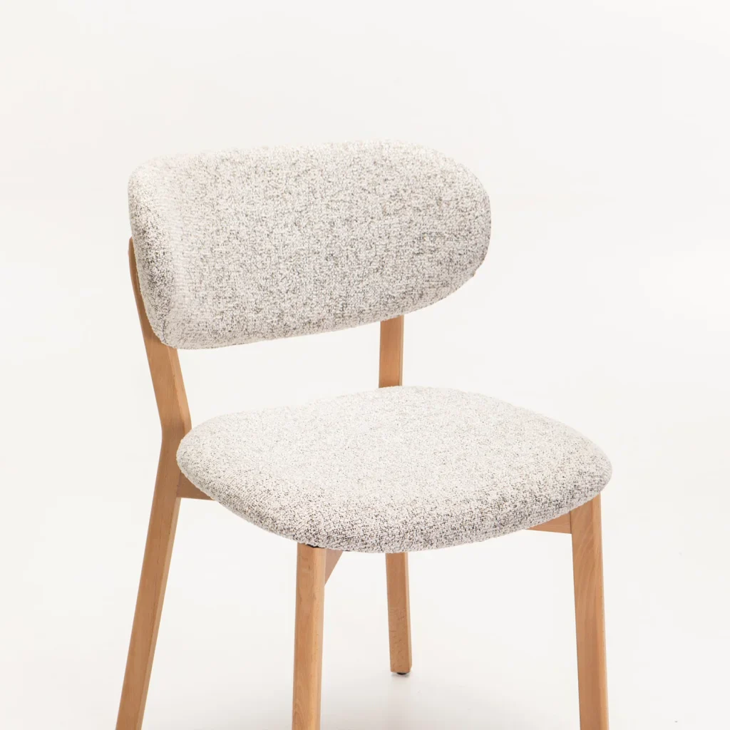 SOFIA WOODEN DINING CHAIR-NATURAL LEG - Image 5