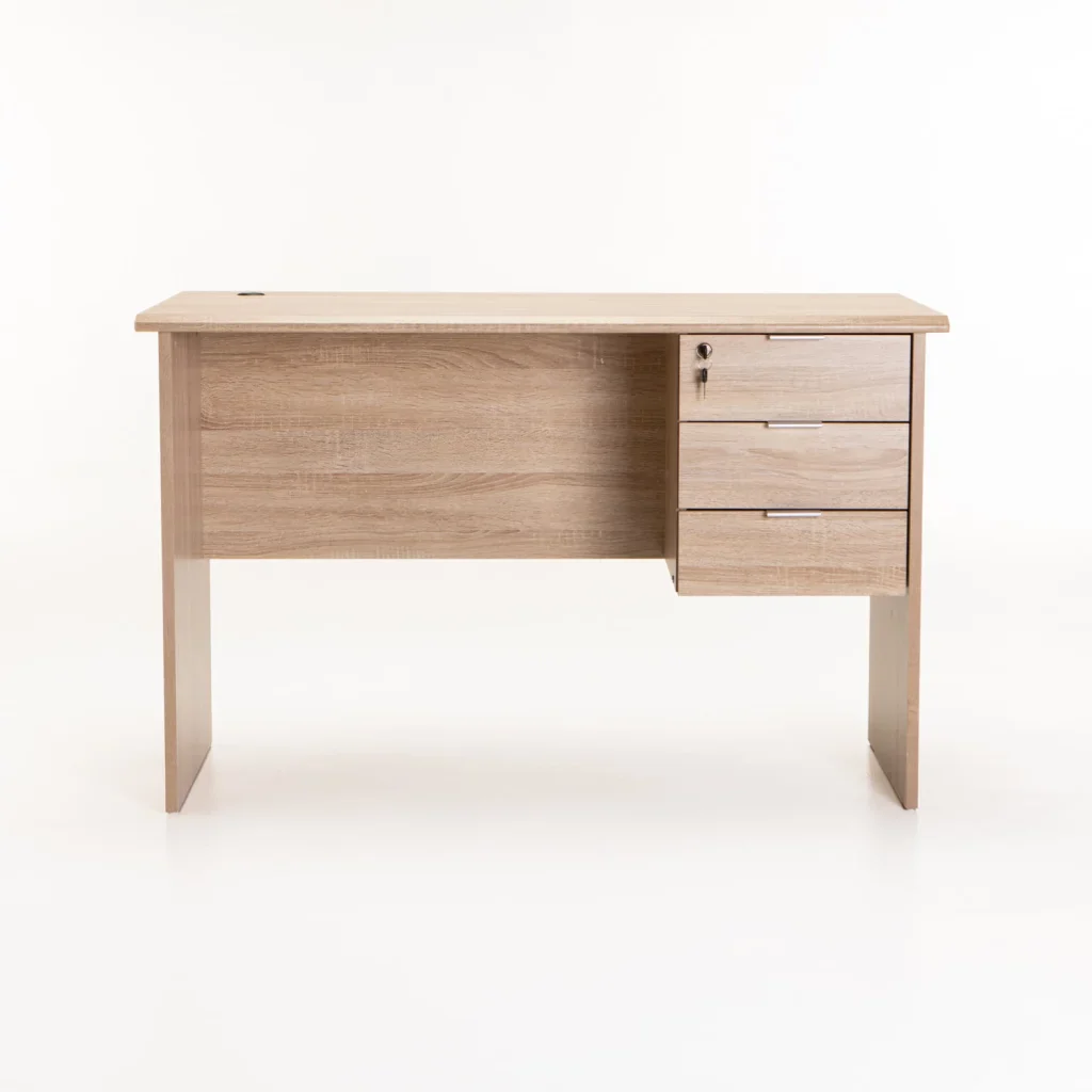 SOHO 120cm DELUXE 3 DRAWER DESK - Image 2