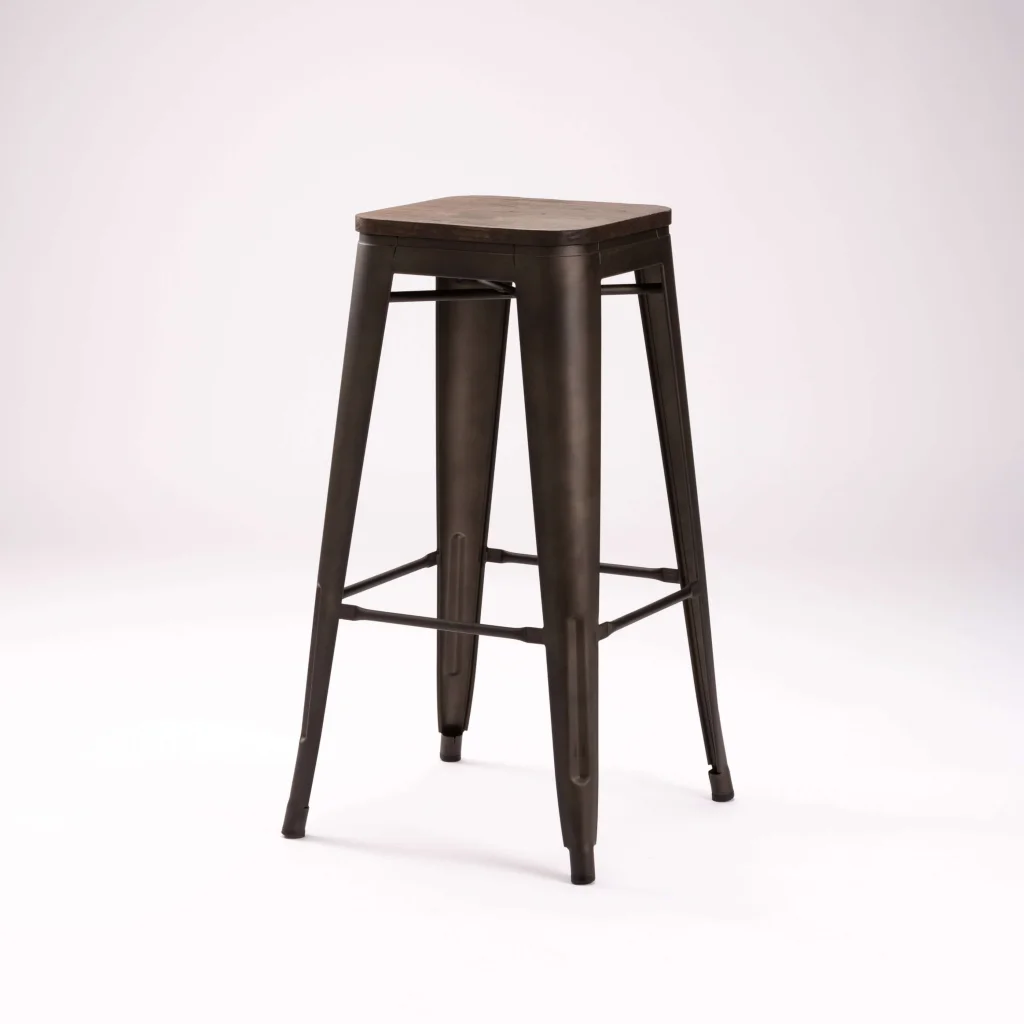 BRONX BARSTOOL WITH WOOD - Image 5