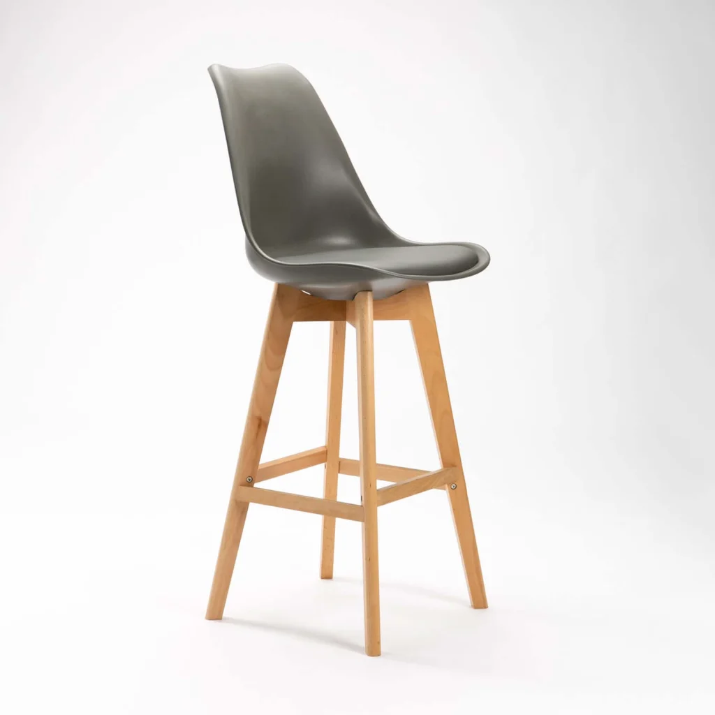 EVA WOODEN LEG BARSTOOL - Image 6