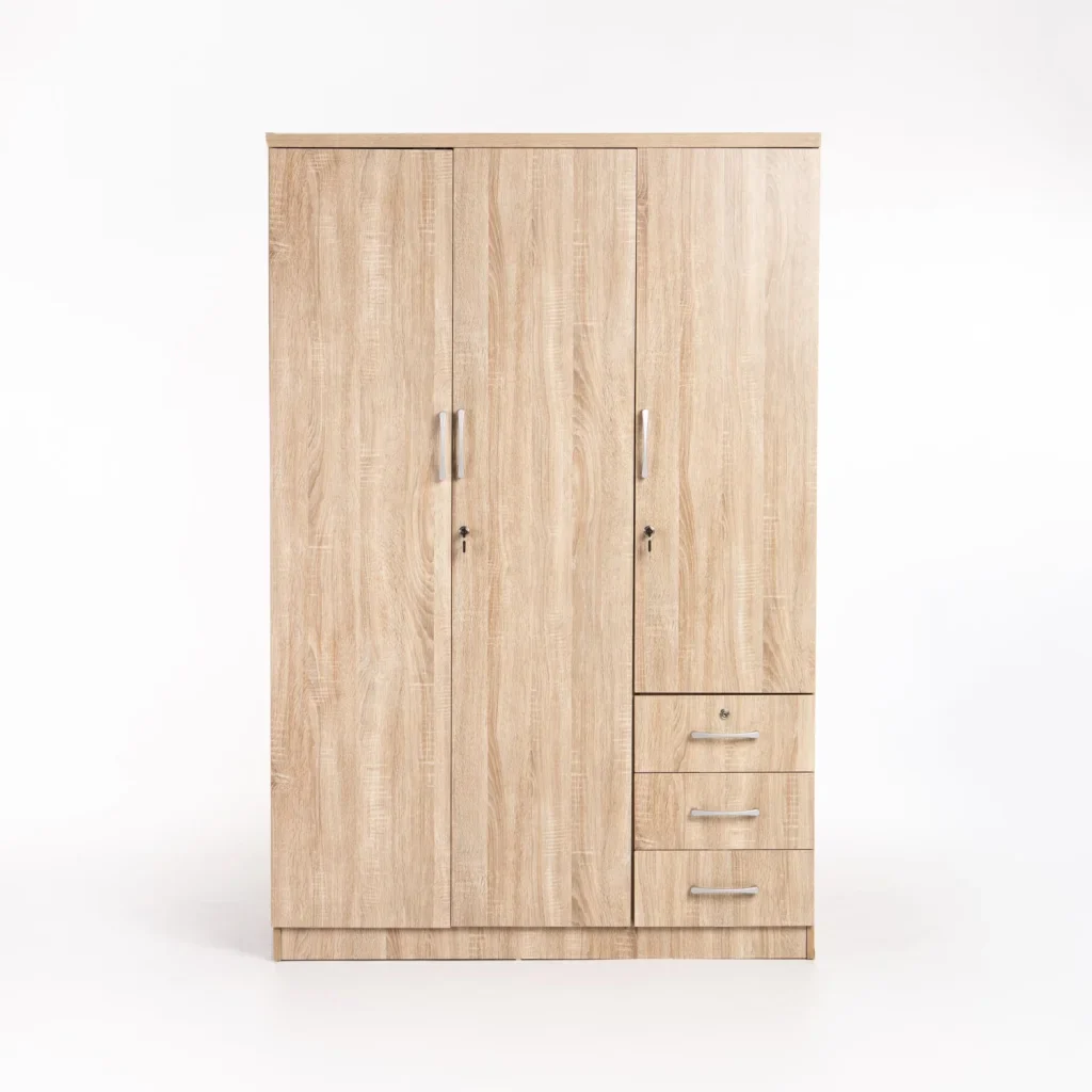 TITAN 3 DOOR 3 DRAWER DELUXE ROBE - Image 2